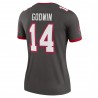 Chris Godwin Tampa Bay Buccaneers Nike Alternate Legend Player Performance-Oberteil für Damen – Zinn