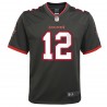 Tom Brady Tampa Bay Buccaneers Nike Jugend-Ausweichtrikot – Zinn