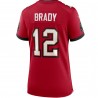 Tom Brady Tampa Bay Buccaneers Nike Damen-Spieltrikot – Rot