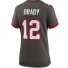 Tom Brady Tampa Bay Buccaneers Nike Damen-Ausweichtrikot – Zinn