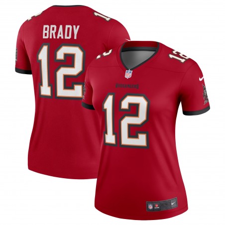 Tom Brady Tampa Bay Buccaneers Nike Team Legend Player Performance-Oberteil für Damen – Rot