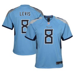 Will Levis Tennessee Titans Nike Jugend-Spieltrikot für alternative Spieler – Hellblau