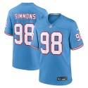 Jeffery Simmons Tennessee Titans Nike Jugend-Spieltrikot – Hellblau