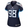 Jeffery Simmons Tennessee Titans Nike Damen-Spieltrikot – Marineblau