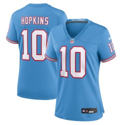 DeAndre Hopkins Tennessee Titans Nike Oilers Throwback-Spieler-Spieltrikot für Damen – Hellblau