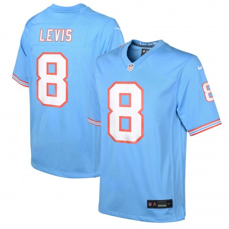 Will Levis Tennessee Titans Nike Youth Oilers Throwback ALT2 Spieler-Spieltrikot – Hellblau