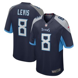 Will Levis Tennessee Titans Nike Spieltrikot – Marineblau