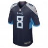 Will Levis Tennessee Titans Nike Spieltrikot – Marineblau