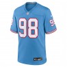 Jeffery Simmons Tennessee Titans Nike Oilers Throwback Alternate Game Spielertrikot – Hellblau