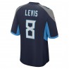 Will Levis Tennessee Titans Nike Spieltrikot – Marineblau