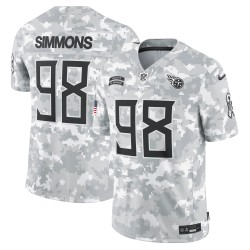 Jeffery Simmons Tennessee Titans Nike 2024 Salute to Service Limited Trikot – Arctic Camo