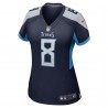 Will Levis Tennessee Titans Nike Damen-Spieltrikot – Marineblau