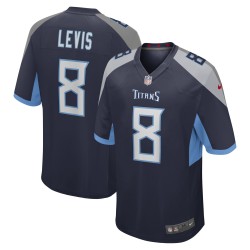 Will Levis Tennessee Titans Nike Spieltrikot – Marineblau