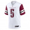 Jayden Daniels Washington Commanders Nike Spieler-Spieltrikot – Weiß