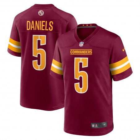 Jayden Daniels Washington Commanders Nike Spieler-Spieltrikot – Burgunderrot