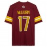 Terry McLaurin Washington Commanders Fanatics Authentisches handsigniertes burgunderfarbenes Nike Limited-Trikot