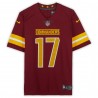 Terry McLaurin Washington Commanders Fanatics Authentisches handsigniertes burgunderfarbenes Nike Limited-Trikot