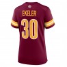 Austin Ekeler Washington Commanders Nike Game Player-Trikot für Damen – Burgunderrot