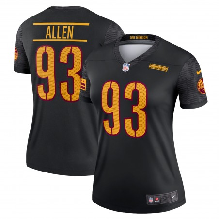 Jonathan Allen Washington Commanders Nike Damen Alternate Legend Player Performance Top – Schwarz