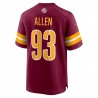 Jonathan Allen Washington Commanders Nike Spieler-Spieltrikot – Burgunderrot