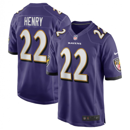 Lila Nike Derrick Henry Baltimore Ravens Spielertrikot für Herren