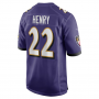 Lila Nike Derrick Henry Baltimore Ravens Spielertrikot für Herren