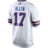 Josh Allen Buffalo Bills Nike Game Player-Trikot – Weiß