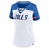 Josh Allen Buffalo Bills Fanatics Athena Name & Number V-Ausschnitt-Top für Damen – Weiß