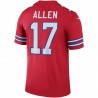 Josh Allen Buffalo Bills Nike Alternate Legend Player Performance Top – Rot