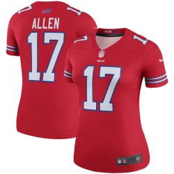 Josh Allen Buffalo Bills Nike Alternate Legend Player Performance-Oberteil für Damen – Rot