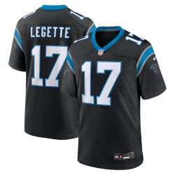 Xavier Legette Carolina Panthers Nike 2024 NFL First Round Pick Game Spielertrikot – Schwarz