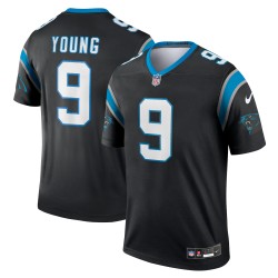 Bryce Young Carolina Panthers Nike Team Legend Player Performance Top – Schwarz