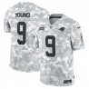 Bryce Young Carolina Panthers Nike 2024 Salute to Service Limited Trikot – Arctic Camo