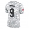 Bryce Young Carolina Panthers Nike 2024 Salute to Service Limited Trikot – Arctic Camo