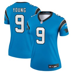 Bryce Young Carolina Panthers Nike Alternate Legend Player Performance-Oberteil für Damen – Blau