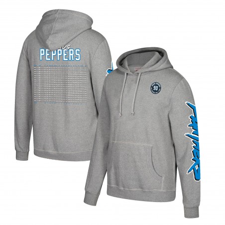 Julius Peppers Carolina Panthers Mitchell & Ness Name & Number Pullover Hoodie – Heather Grey