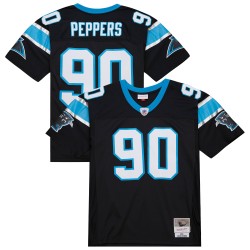 Julius Peppers Carolina Panthers Mitchell & Ness Big & Tall 2003 Alternate Legacy-Spielertrikot im Ruhestand – Schwarz