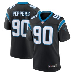 Julius Peppers Carolina Panthers Nike Spieltrikot für ausgeschiedene Spieler – Schwarz