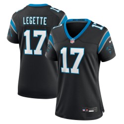 Xavier Legette Carolina Panthers Nike Damen-Spieltrikot – Schwarz