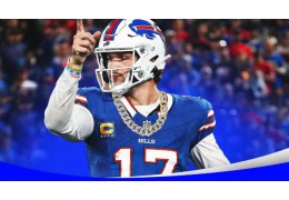 Bills' Josh Allen hat perfekte Reaktion auf glänzendes Geschenk aus offensiver Linie