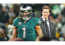 Eagles' Jalen Hurts teilt besonderen Moment mit Tom Brady nach dem Sieg der Woche 15