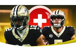 Saints bereit für großen Chris Olave, Taysom Hill Boost