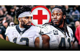 Chris Olave und Alvin Kamara stehen an der Spitze der Verletzungsliste der Saints