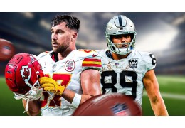 Chiefs' Travis Kelce hat herzerwärmenden Moment mit Raiders Rookie nach Woche 8