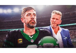 Aaron Rodgers von Jets verliebt sich in gefälschte Jared Goff-Statistiken auf Pat McAfee Show