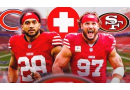 49er erhalten Mixed Bag voller Verletzungen Updates auf Nick Bosa, Talanoa Hufanga