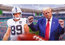 Raiders' Brock Bowers erklärt Donald Trump tanzt celly in Woche 11 Verlust an Dolphins